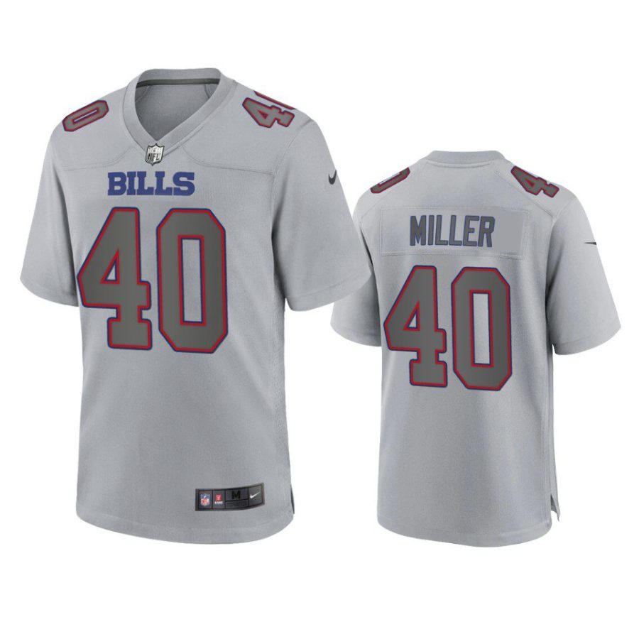 von miller bills atmosphere fashion game gray jersey