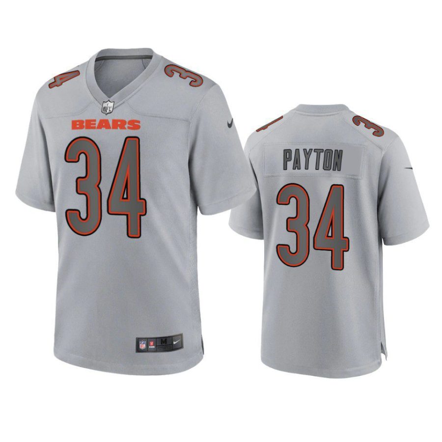 walter payton bears gray atmosphere fashion game jersey