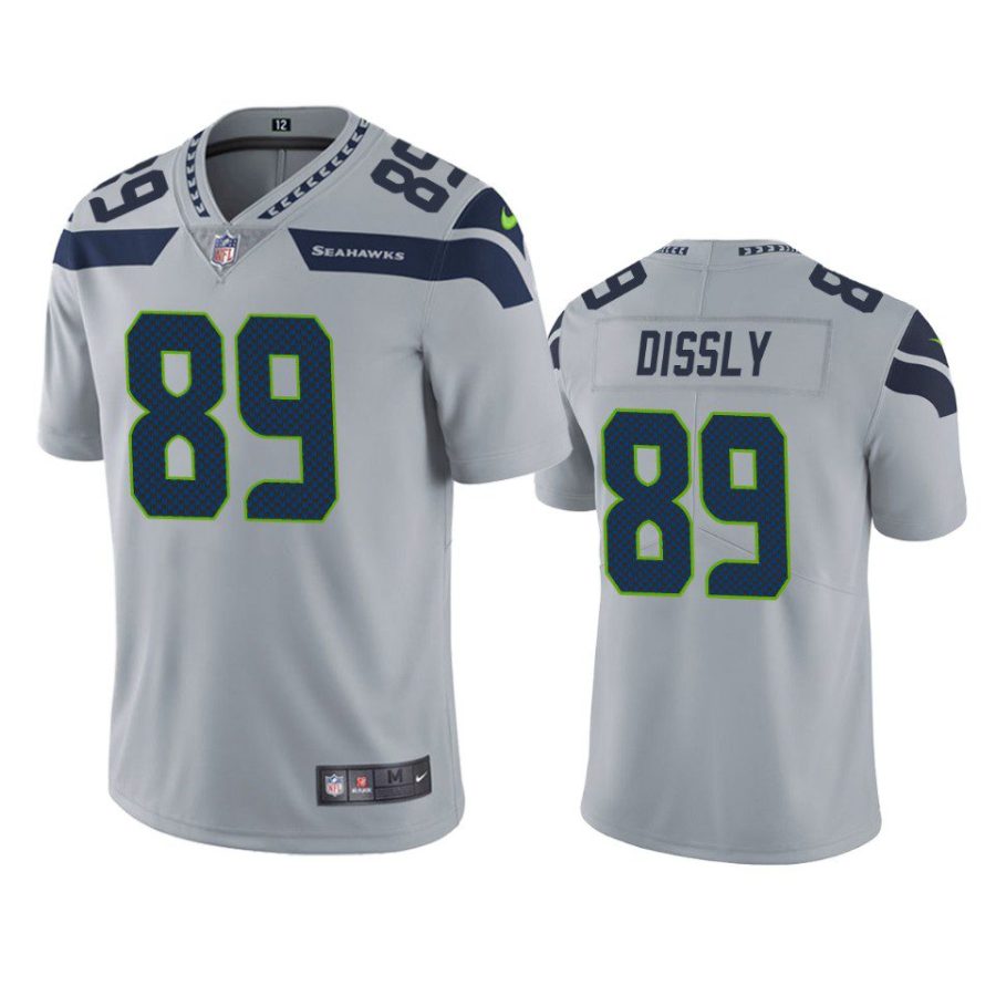 will dissly seahawks gray vapor jersey