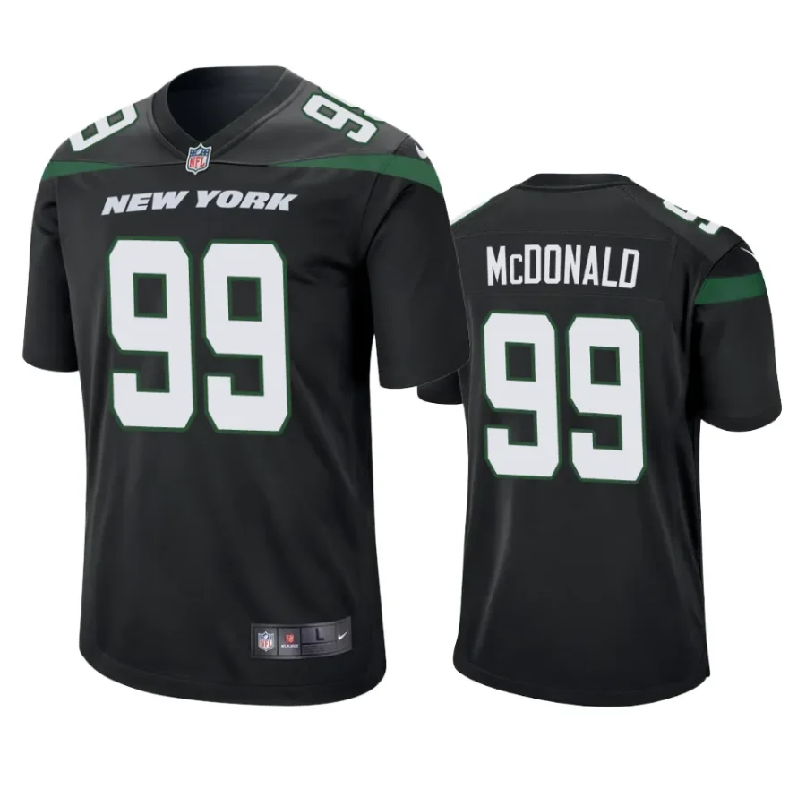 will mcdonald jets black game jersey