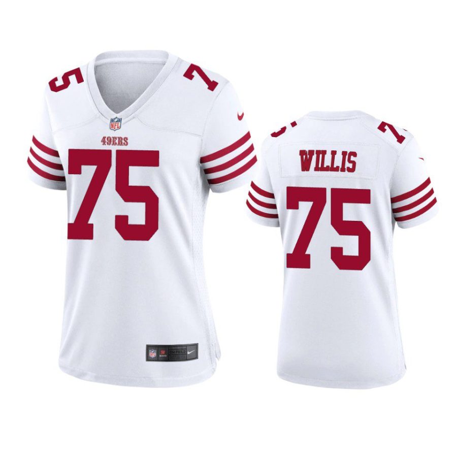 women 49ers jordan willis game white jersey