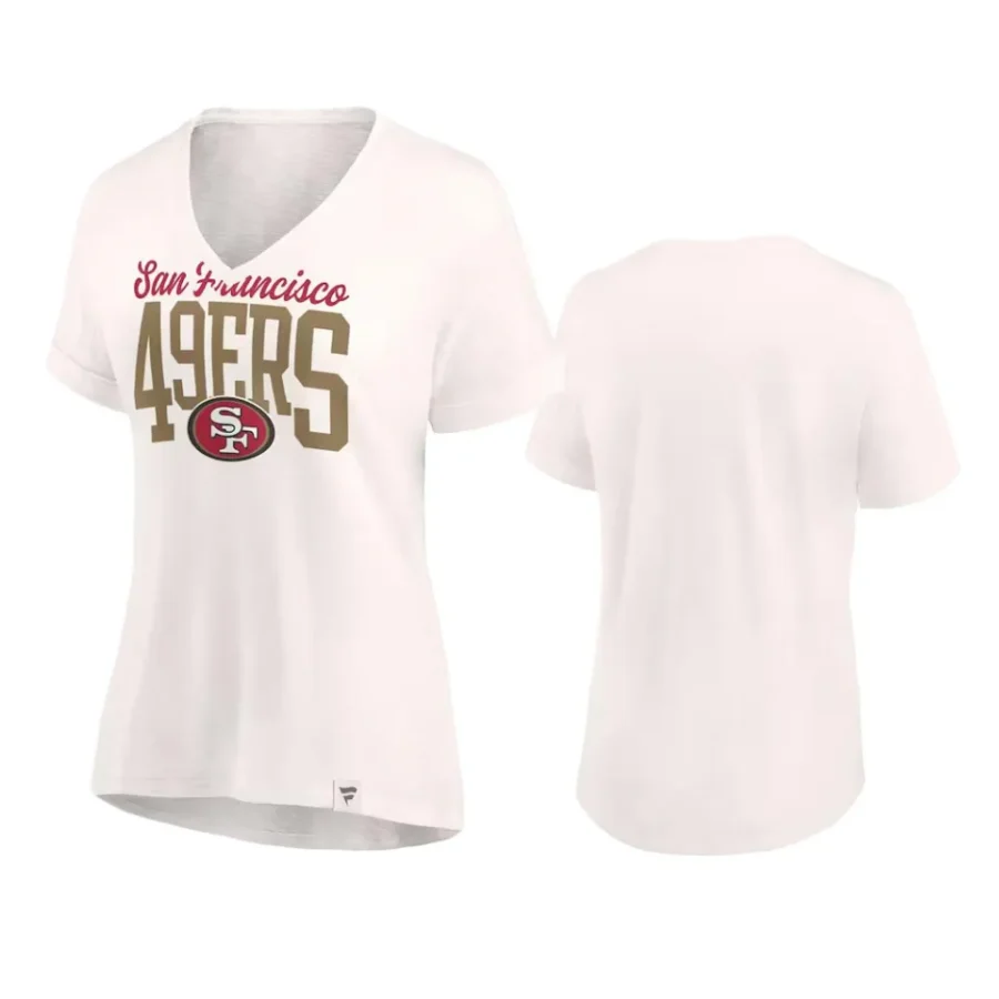 women 49ers oatmeal motivating force t shirt