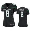 women aaron rodgers jets game black jersey