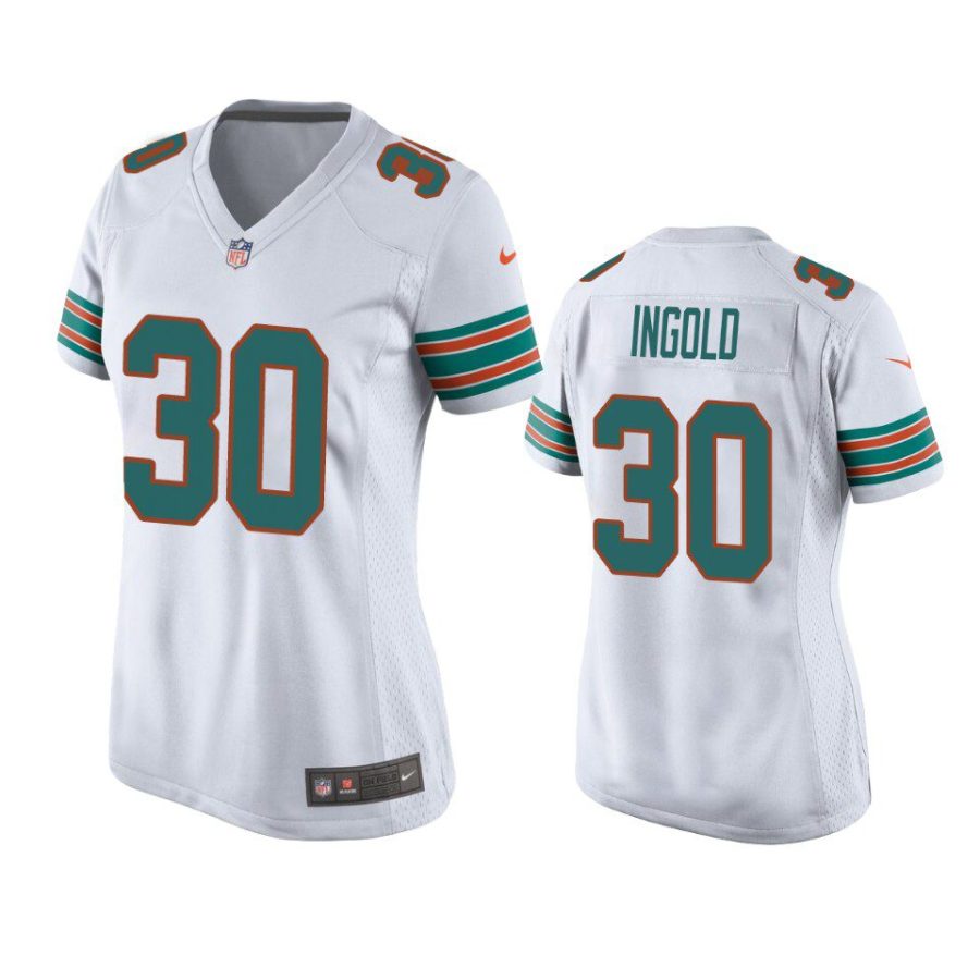 women alec ingold dolphins throwback game white jersey