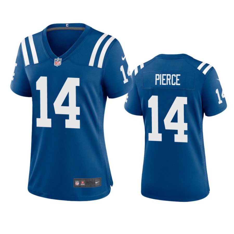 women alec pierce colts game royal jersey