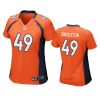 women alex singleton broncos game orange jersey