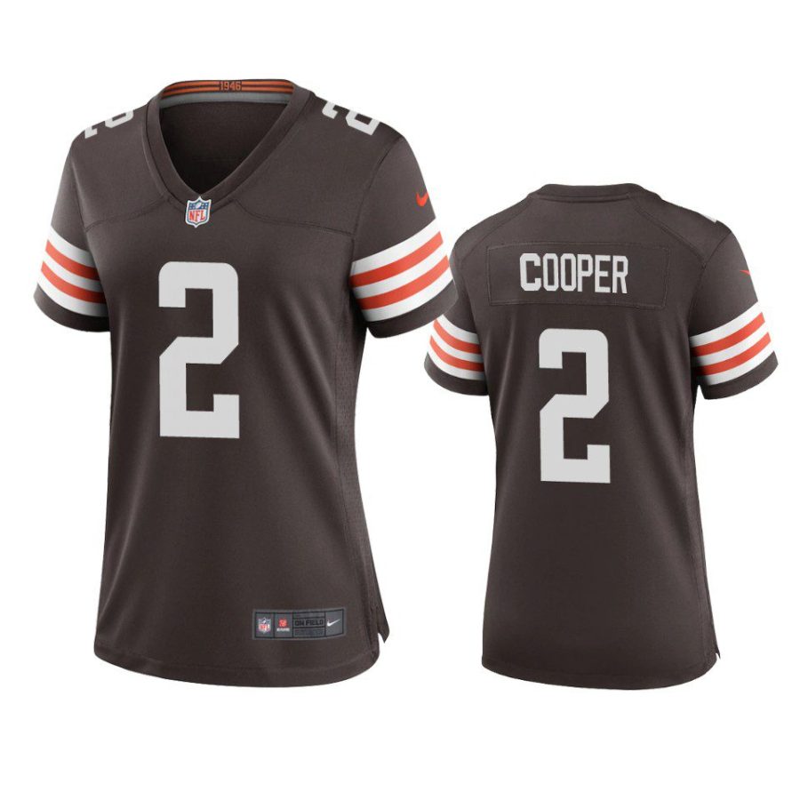 women amari cooper browns game brown jersey