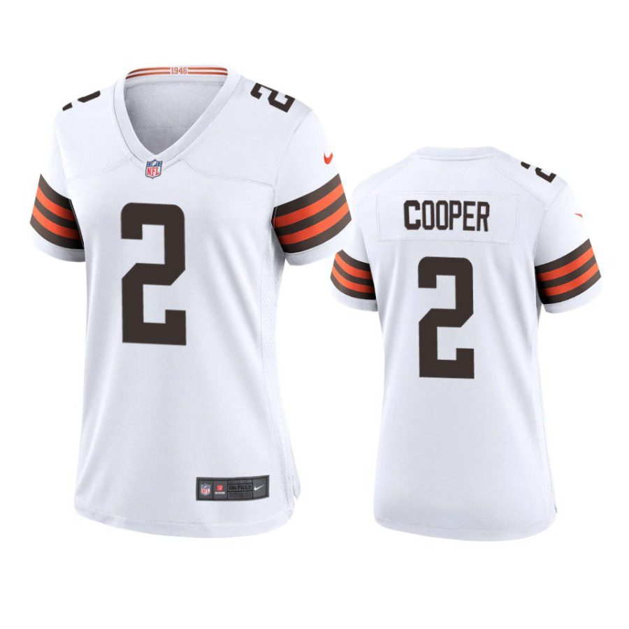 women amari cooper browns game white jersey