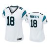 women andre roberts panthers white game jersey