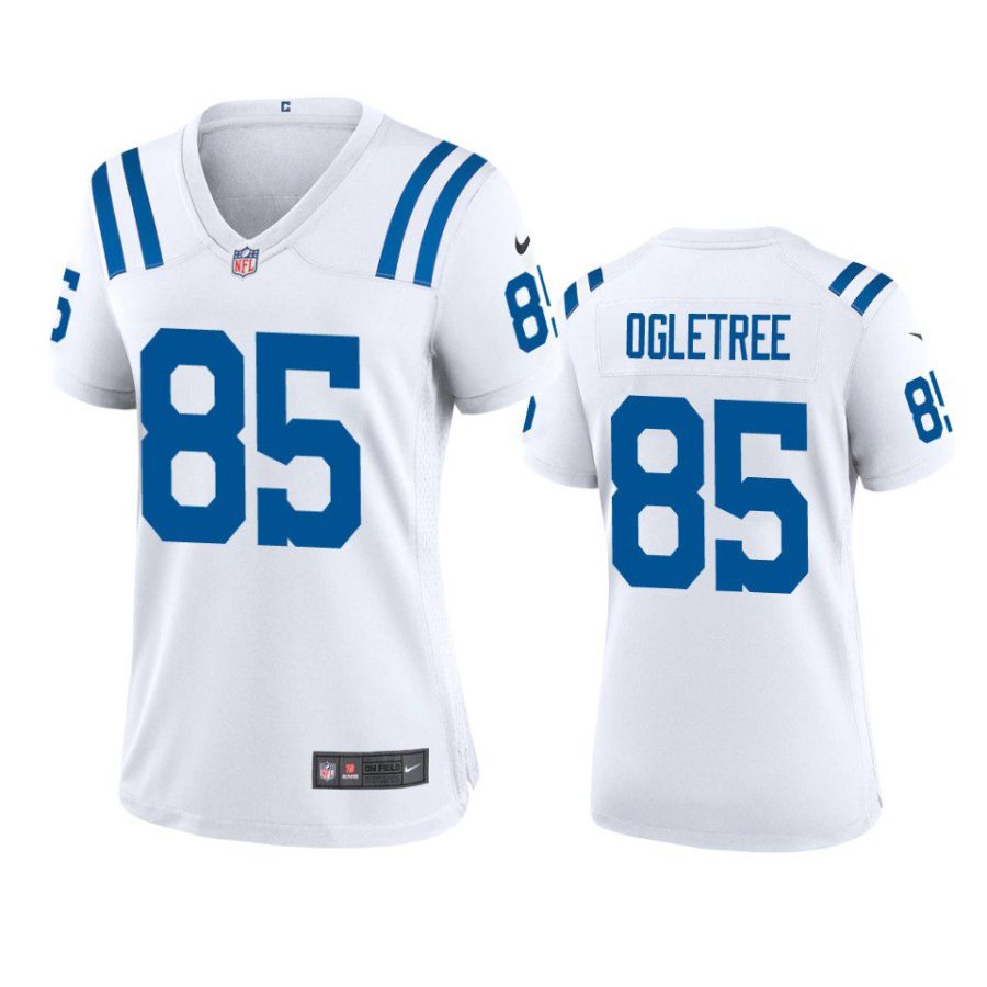 women andrew ogletree colts game white jersey