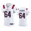 women andrew stueber patriots game white jersey