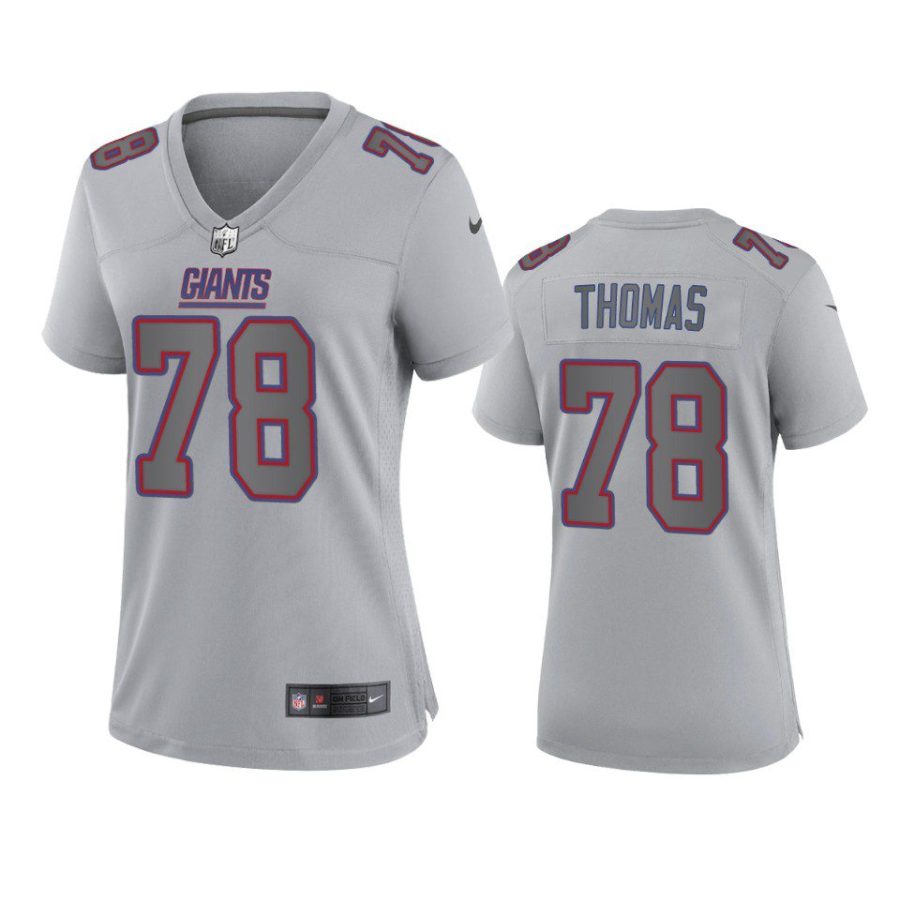 women andrew thomas giants gray atmosphere fashion game jersey