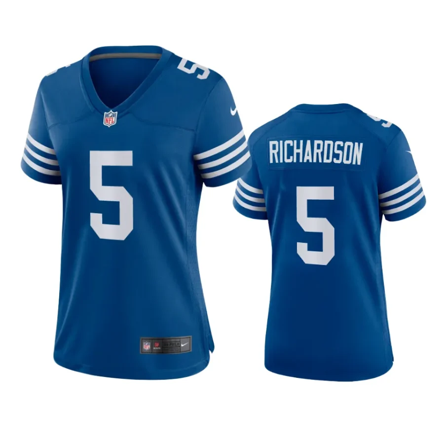 women anthony richardson colts royal alternate game jersey