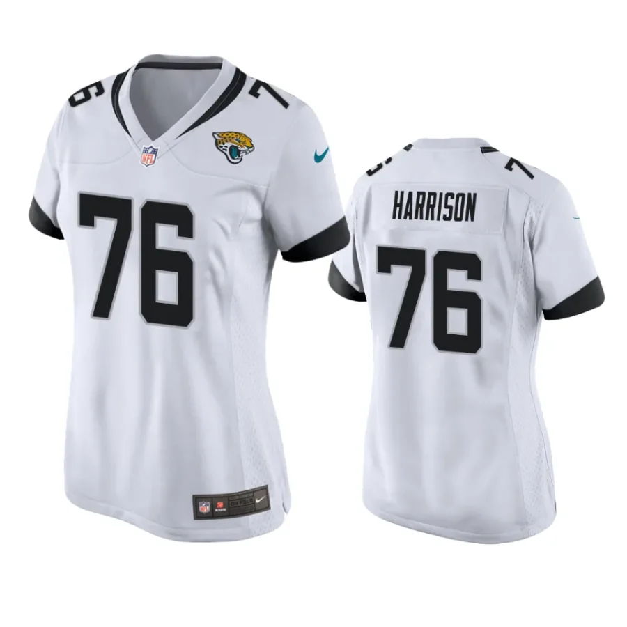 women anton harrison jaguars game white jersey