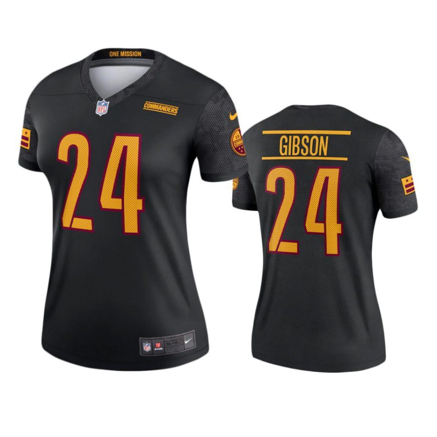 women antonio gibson commanders black legend jersey