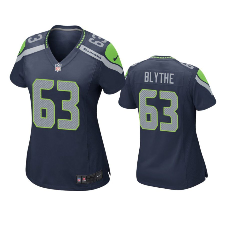 women austin blythe seahawks navy game jersey