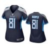 women austin hooper titans game navy jersey