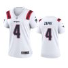 women bailey zappe patriots game white jersey