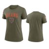 women bears olive 2022 salute to service legend t shirt