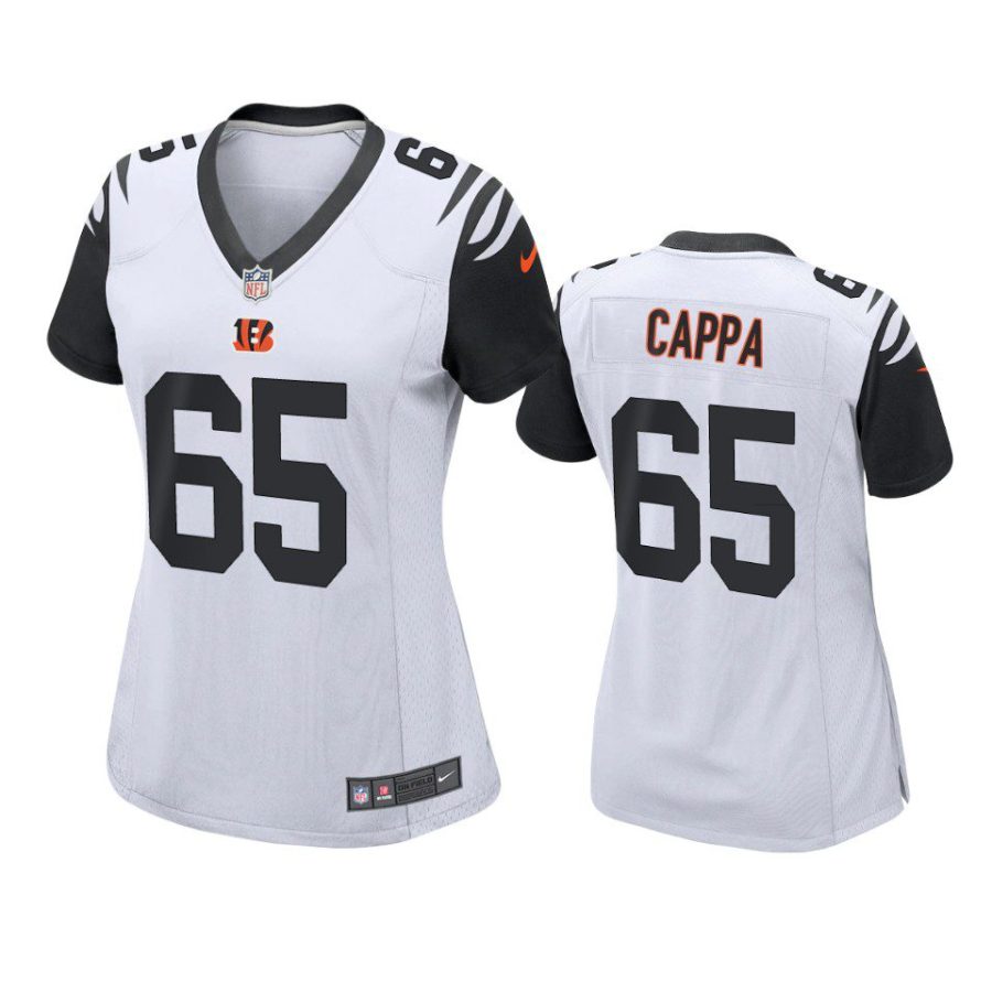 women bengals alex cappa alternate game white jersey