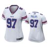 women bills jordan phillips game white jersey