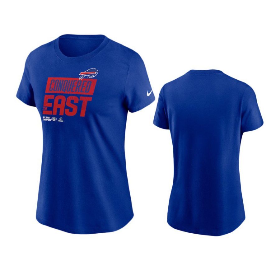 women bills royal 2022 afc east division champions t shirt 0a