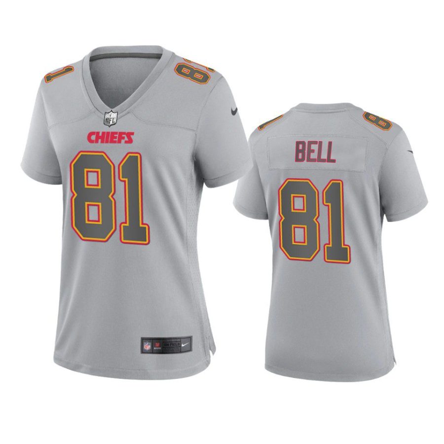 women blake bell chiefs gray atmosphere fashion game jersey