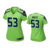 women boye mafe seahawks game neon green jersey