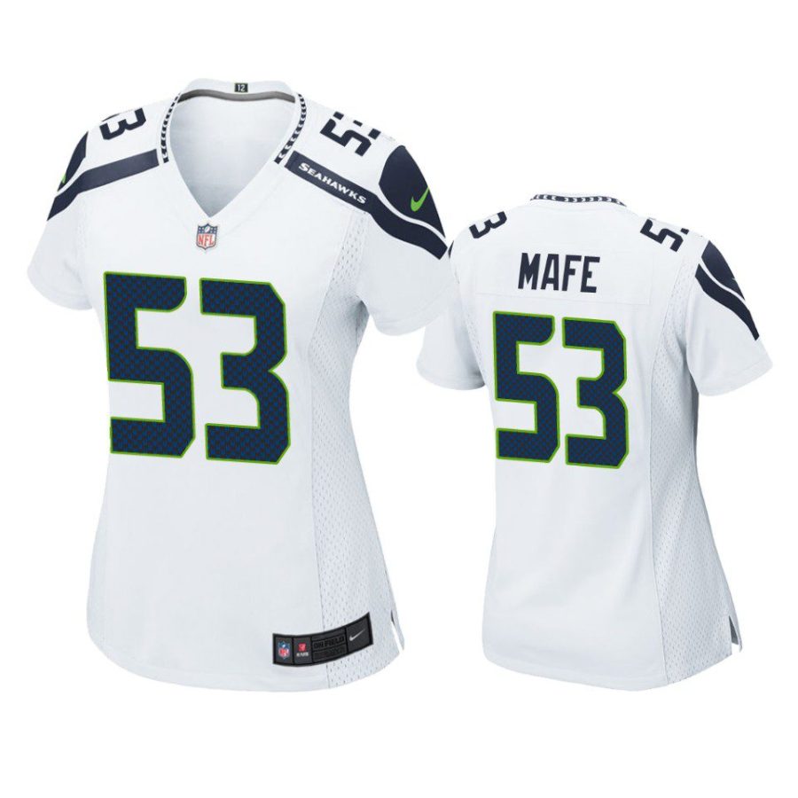 women boye mafe seahawks game white jersey