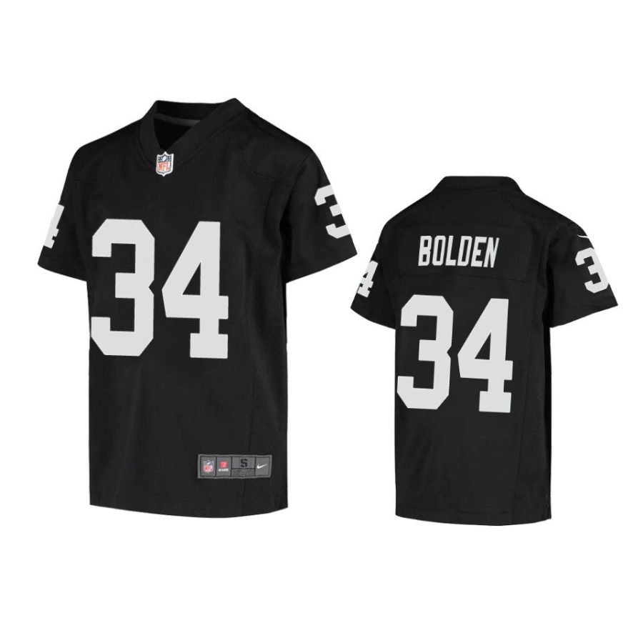 women brandon bolden raiders game black jersey 0a