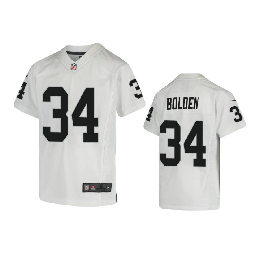 women brandon bolden raiders game white jersey 0a