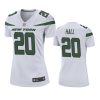 women breece hall jets game white jersey