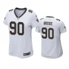 women bryan bresee saints game white jersey