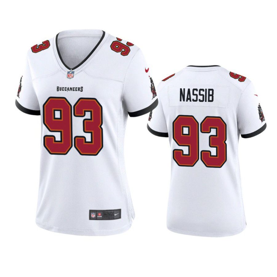 women buccaneers carl nassib game white jersey