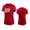 women buccaneers red 2022 nfc south division champions t shirt 0a