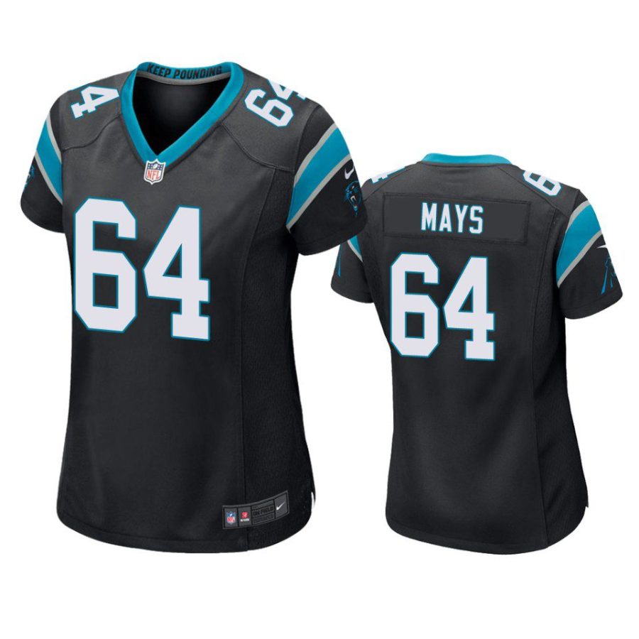 women cade mays panthers game black jersey