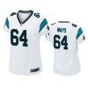 women cade mays panthers game white jersey