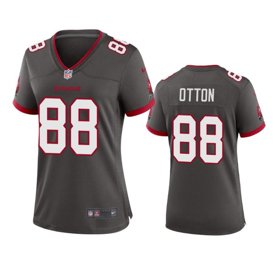 women cade otton buccaneers alternate game pewter jersey