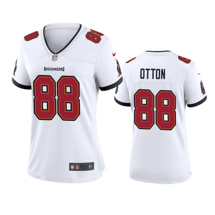 women cade otton buccaneers game white jersey