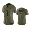 women cardinals kyler murray olive limited 2022 salute to service jersey