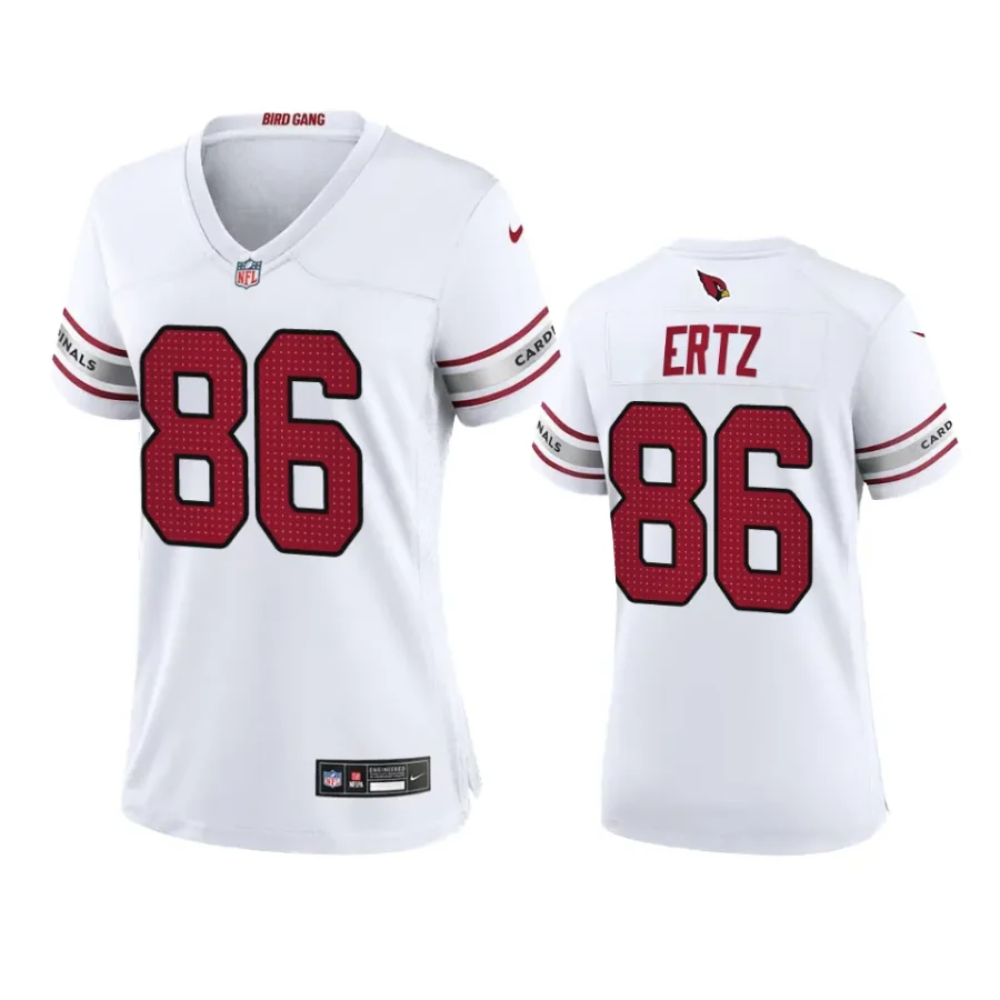 women cardinals zach ertz 2023 game white jersey