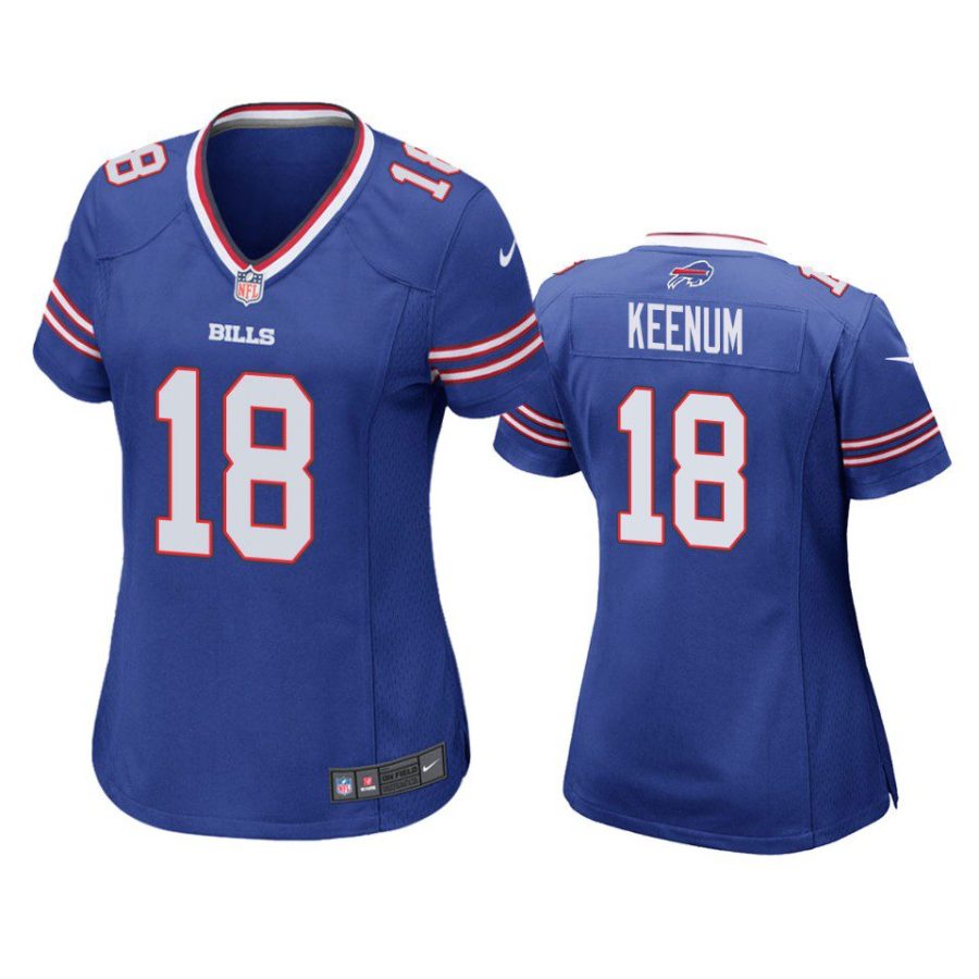 women case keenum bills royal game jersey