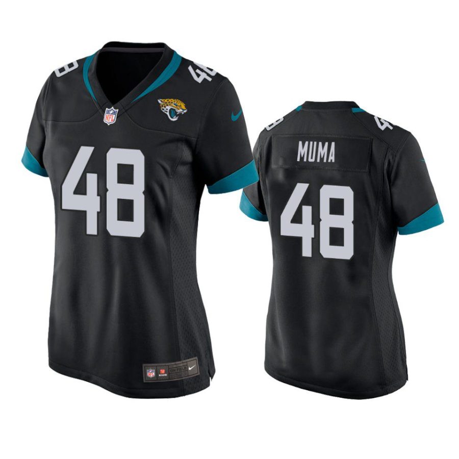 women chad muma jaguars game black jersey