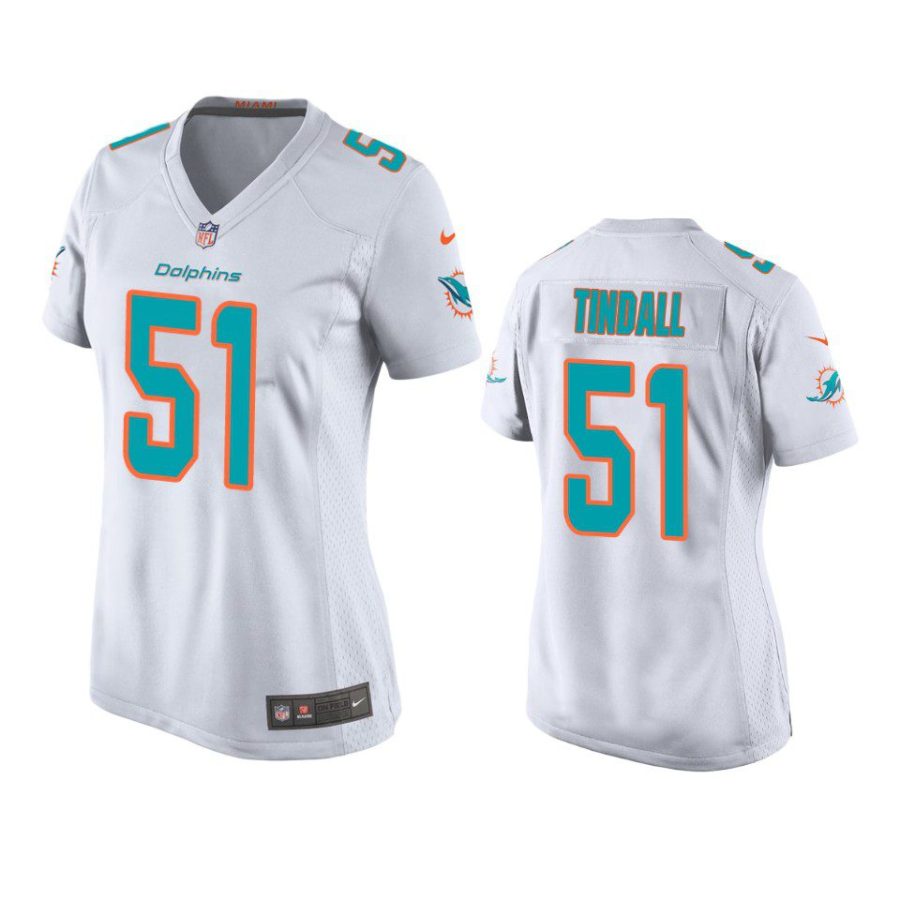 women channing tindall dolphins game white jersey