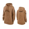 women chargers brown 2023 salute to service hoodie