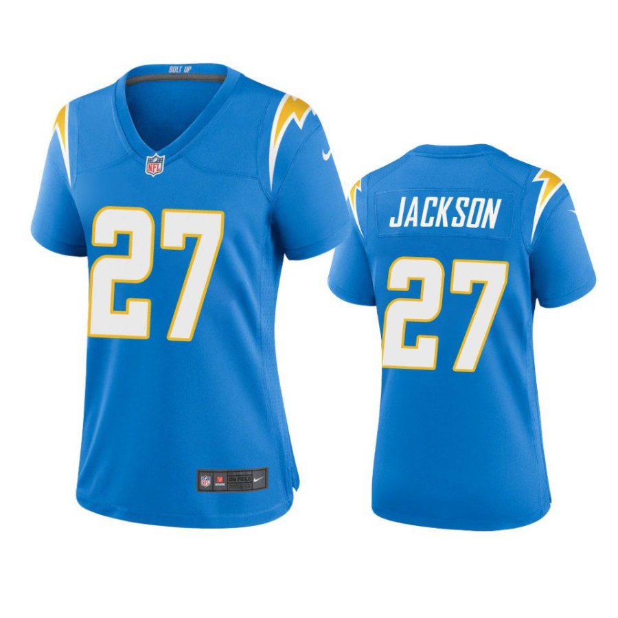 women chargers j.c. jackson game powder blue jersey