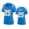 women chargers joshua kelley game powder blue jersey