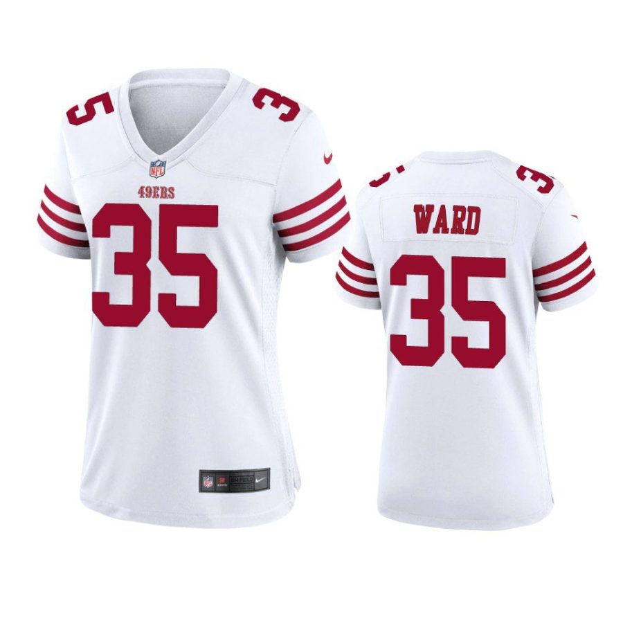 women charvarius ward 49ers game white jersey