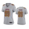 women chase young commanders gray atmosphere fashion game jersey