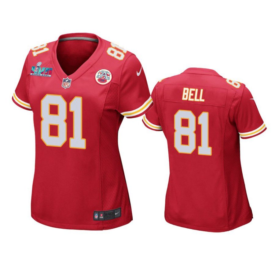 women chiefs blake bell red super bowl lvii game jersey